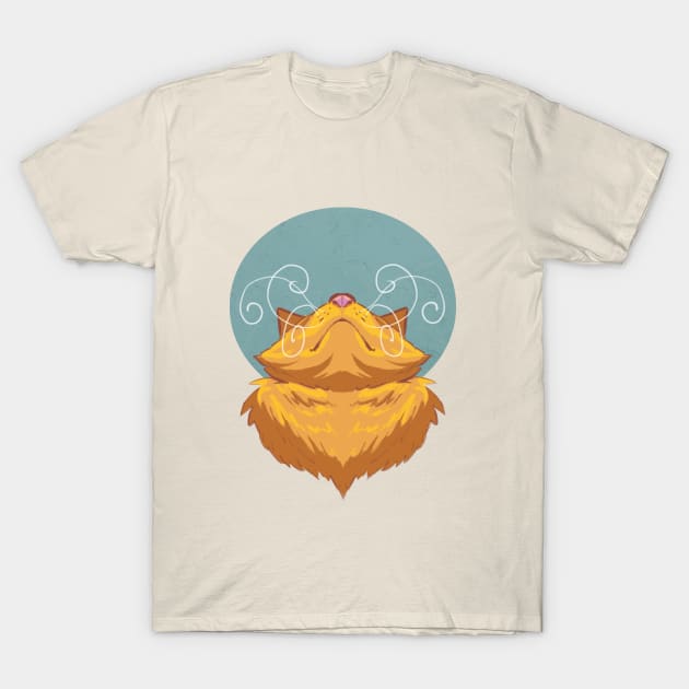 Le Cat Beard T-Shirt by Artfox